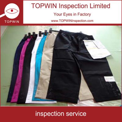 China Third-party inspection company women's short inspection services inspection company for sale