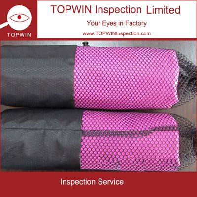 China Quality control department / third-party towel inspection service inspection company for sale