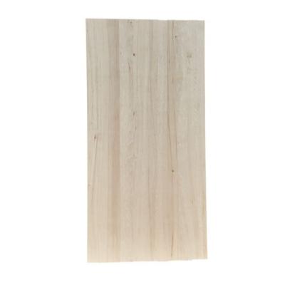 China Modern Manufacturing Wooden Boxes Custom Size Modern Natural Color Poplar Wood Finger Jointed Wooden Board for sale