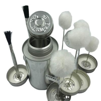 China Metal Chemical Brush Tin Can with Screw Cap for sale