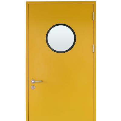 China High quality steel fire protection doors with double-layer tempered glass sight glass for sale