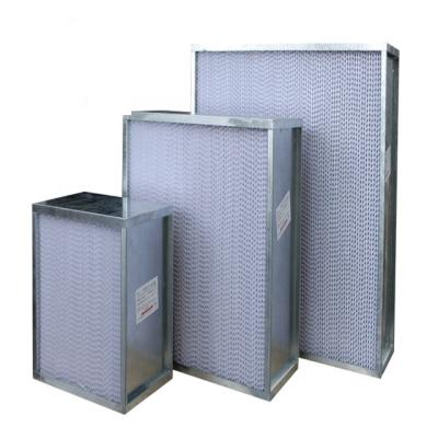 China Easy Installation H13 H14 HEPA Clean Room Filter For Air Shower for sale