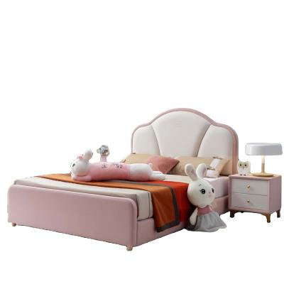 China Modern Custom amazon soft frame bed design modern children's soft bed for sale