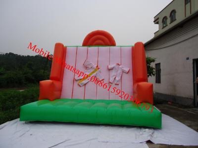 China Inflatable magic velcro inflatable sports games for sale