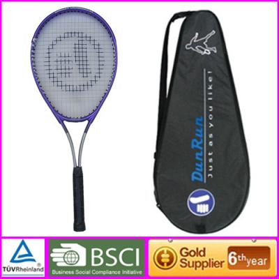 China Aluminum frame Graphite Carbon Tennis Racket for outdoor entertainment for sale