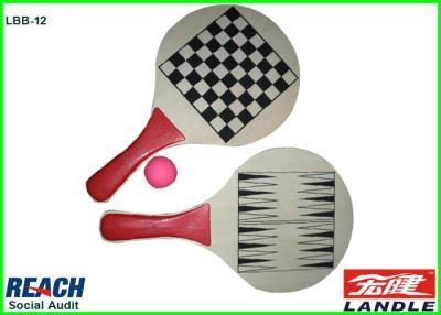 China Paint Free Wooden Beach Rackets Padel Racket With Printing Logo for sale