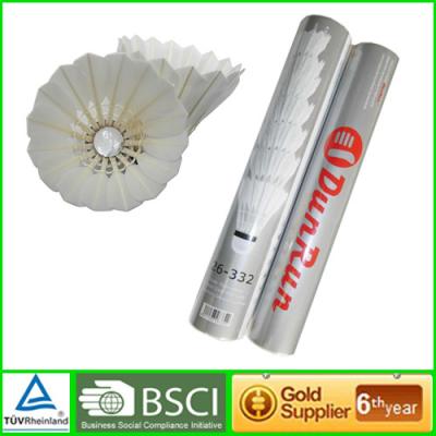 China Custom Goose muti color Badminton Shuttlecock  , adult teenager feather shuttles for sale