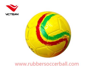 China World Custom Yellow Soccer Ball for sale