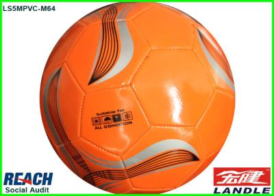 China Stitched Adult Size Leather Soccer Ball With Printing All  Over The Ball for sale