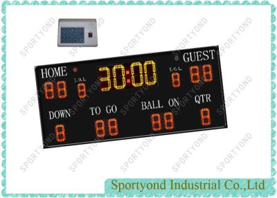 China American Football Led Electronic Scoreboard With Timer , Wireless Remote Controller for sale