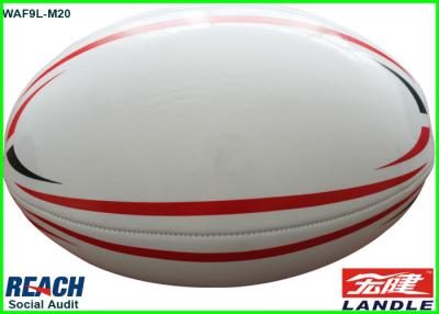 China Red and White Training Rugby Balls Official American Football Ball for sale