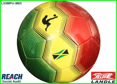 中国 注文の多彩なサッカー ボール/PU の総合的な革フットボールの球 販売のため