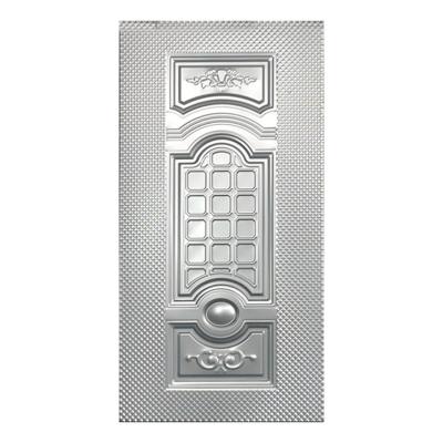 China Classic stamped 6 panel steel door skin, metal door skin, steel door panel for sale