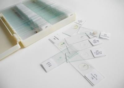 China Laboratory Plant Microscope Slides With English / Chinese / Mixed Language Labels for sale