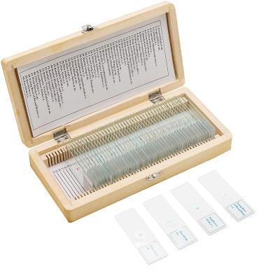 China Van de de Dia'slage school van de glas50pcs Reeks Voorbereide Microscoop het Onderwijsstudent Science Research Te koop