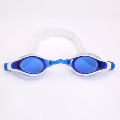 China Silicone anti-fog case googles child bath packing professional swimming goggles Guangzhou-avant-garde anti-fog set goggles for sale