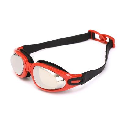 China Sportglasses Plating Adult Myopia Swimming Goggles Waterproof And Anti-fog Silicone Swimming Goggles for sale