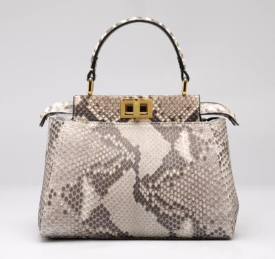 China Real python fashion snake skin famous brand custom logo high end handcraft leather women bags for sale