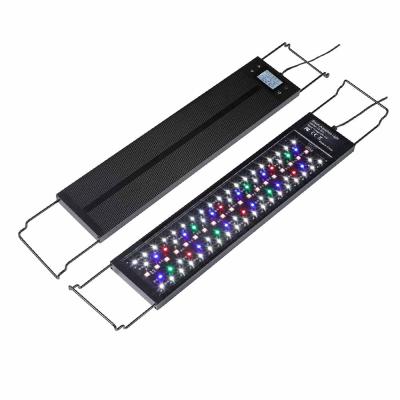 China Bestseller Intelligent Control Aluminum +plastic Multiple Colors Pond UV Water Used Led Planted Wrgb Aquarium Plant Light for sale