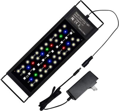 China Freshwater Aquarium Tank 12-18S 18W LED Aquarium Light With Timer Auto On, Dimmable 7 Colors Programmable Full Spectrum Light For Plant Growing, for sale