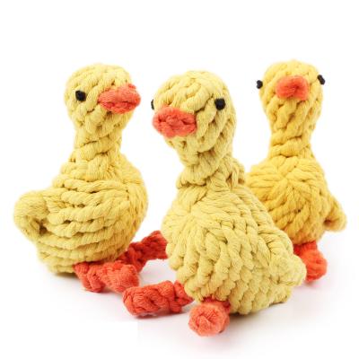 China Viable suppliers top wholesale ds Bell Cat Chew Toy set knitting large yellow duck dog toy for sale