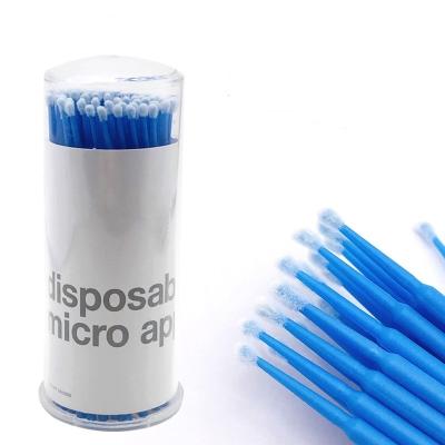 China Lash Rods Applicator Micro Lipgloss Brush Applicator Lash Extension Stick Applicator Disposable False Eyelash False Eyelash Extension for sale