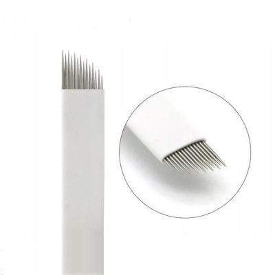 China OEM Microblading Blade Permanent Microblading Tattoo Needle Microblade Shader for sale