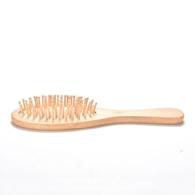 China 1 PC New Wooden Massage Comb Disposable Bamboo Hair Duct Brush Sweeps Hair Care And Beauty SPA Massager Comb Wholesale for sale