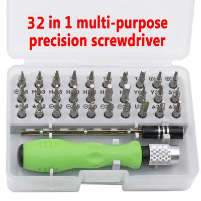 China 32 in 1 Universal Magnetic Adjustable Extension Screwdriver Precision Rod Non-Slip Handle Repairing DIY Tools Tool Kit JYD-screwdriver-10 for sale