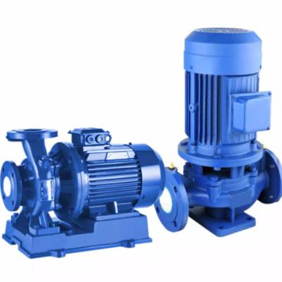 China Industrial Vertical ISG ISW Booster Pump ISG ISW High Suction Pump Pipeline Pump Monoblock Water Pump for sale