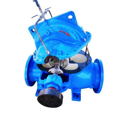 China Shanglishi Irrigation and Agriculture Machine Single Stage Large Capacity Double Suction Split Case Horizontal End Pumping Centrifugal Pump for sale