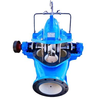 China Irrigation and Agriculture Shanglishi 4 inch 11kw single stage double suction centrifugal pump cast iron split case water horizontal volute water pump for sale