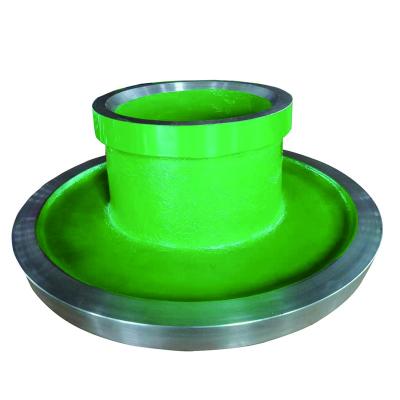 China Shanglishi high quality anti-abrasive water irrigation and agriculture anti-abrasive water htp slurry pump submersible centrifugal impeller impeller spare parts for water pump for sale