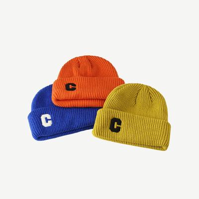 China Fashion COMMON Design Logo Embroidery Winter Slouchy Beanie Hat Custom Wholesale for sale