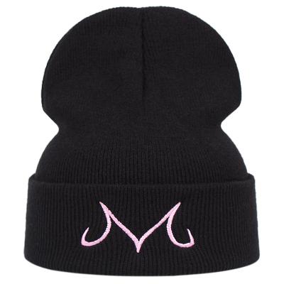 China COMMON Popular Fashion Cheap Acrylic Knit Beanie Woven Label Custom Logo Warm Winter Beanie Hat For Men for sale