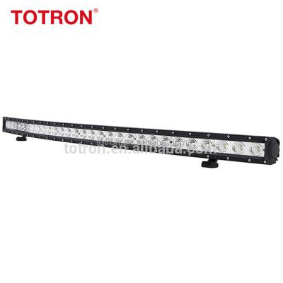 China Die Cast Aluminum Housing Car 48.5 Inch Single Row Led Curved Light Bar Led Light Bars Off Road 4x4 Lights for sale