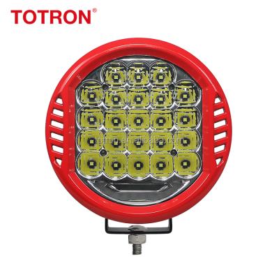 China ATV UTV Diecast Aluminum 4x4 LED Housing Truck Lights Red Sight Round 7Inch LED Driving Lights for sale