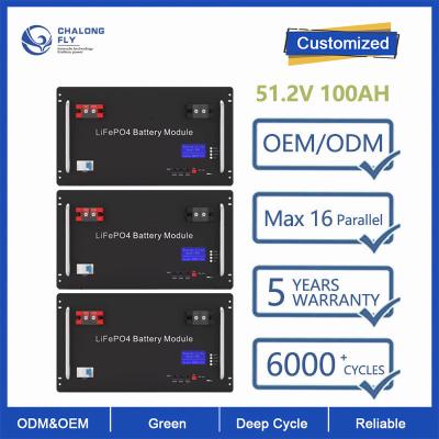 Китай Аккумулятор солнечной энергии литий-ионного аккумулятора 10KW ODM OEM батареи лития Lifepo4 48V 100AH 200AH перезаряжаемые домашний продается