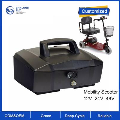 China OEM ODM LiFePO4 paquete de batería de litio Batería de scooter eléctrico 4 ruedas de movilidad scooter batería batería silla de ruedas en venta