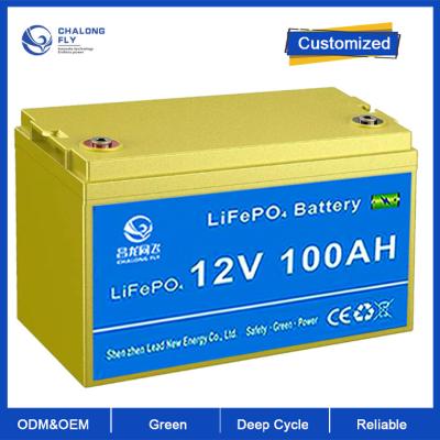 China OEM ODM LiFePO4 lithiumbatterij Loodzuurvervangende batterij 12.8V 100Ah Generator Energiebatterij lithiumbatterijpakketten Te koop