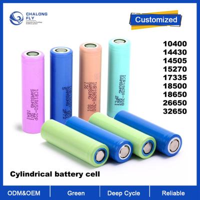 China OEM ODM LiFePO4 lithiumbatterij Cellen Cylindrische lithiumbatterijcellen 1000mah~3500mah 18650 3.2V 3.7V Te koop