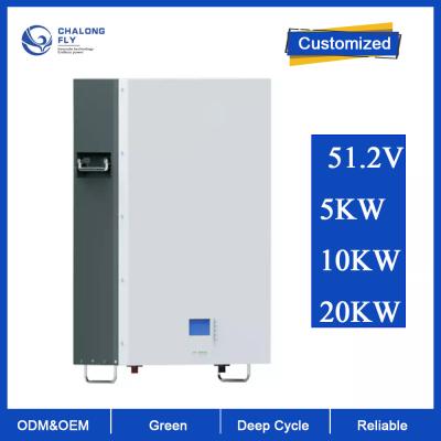 China Lithium-Batterie LiFePo4 Soem-ODM 51.2V 100AH 200AH Ausgangslithium-batterie des Solarenergie-Speicher-Lifepo4 an der Wand befestigt zu verkaufen