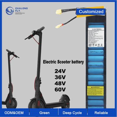 China OEM ODM LiFePO4 paquete de batería de litio personalizable Batería de scooter eléctrico 36V 6Ah Batería para E-bike E-scooters en venta