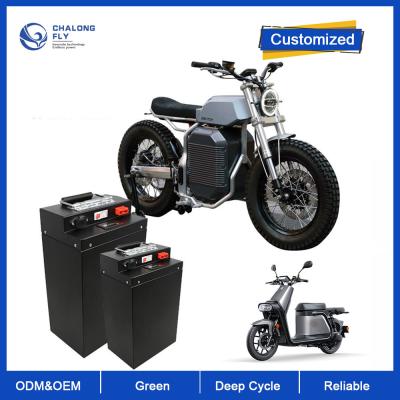 Cina Batteria al litio LiFePO4 OEM ODM 60V 72V 60AH 80AH 120AH Batteria per scooter elettrici all'ingrosso 80AH 100AH Batteria agli ioni di litio in vendita