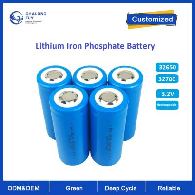 China 32700 LiFePO4 batterijcel 3.2V 6000mAh Lithium ijzer batterijcel voor elektrische motorfiets scooter auto's ebike Te koop