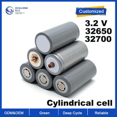 China OEM ODM Batería de litio LiFePO4 Célula cilíndrica Un38.3 32700 32650 Células de batería 3.2v 6000mah paquetes de baterías de litio en venta