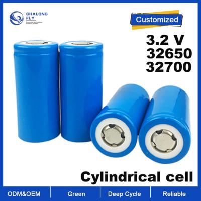 China OEM ODM Bateria de lítio LiFePO4 Venda por atacado Célula cilíndrica 32700 32650 3.2v 3.7V 6000mah baterias de lítio à venda