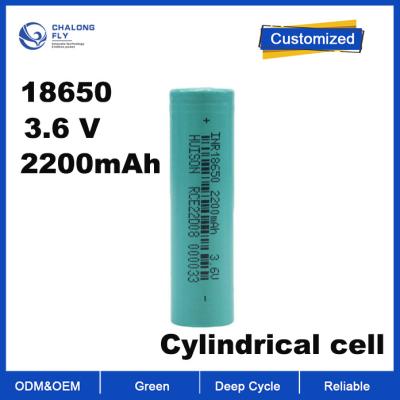 China Lithium-Batterie-Sätze der hohen Qualität Lithium-Batterie NCM NMC 3.6v2200mah Soem-ODM LiFePO4 wieder aufladbare 18650 Zell zu verkaufen