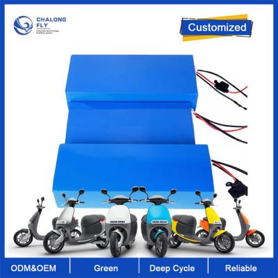 Cina OEM ODM LiFePO4 batteria al litio NMC NCM 60V 10Ah 20Ah 30Ah Batteria personalizzata per EV per moto elettrica in vendita