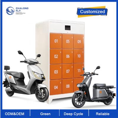 China Batería de la vespa de Ebike del litio del ODM LiFePO4 del OEM que intercambia la batería modificada para requisitos particulares de carga rápida del gabinete de la estación en venta